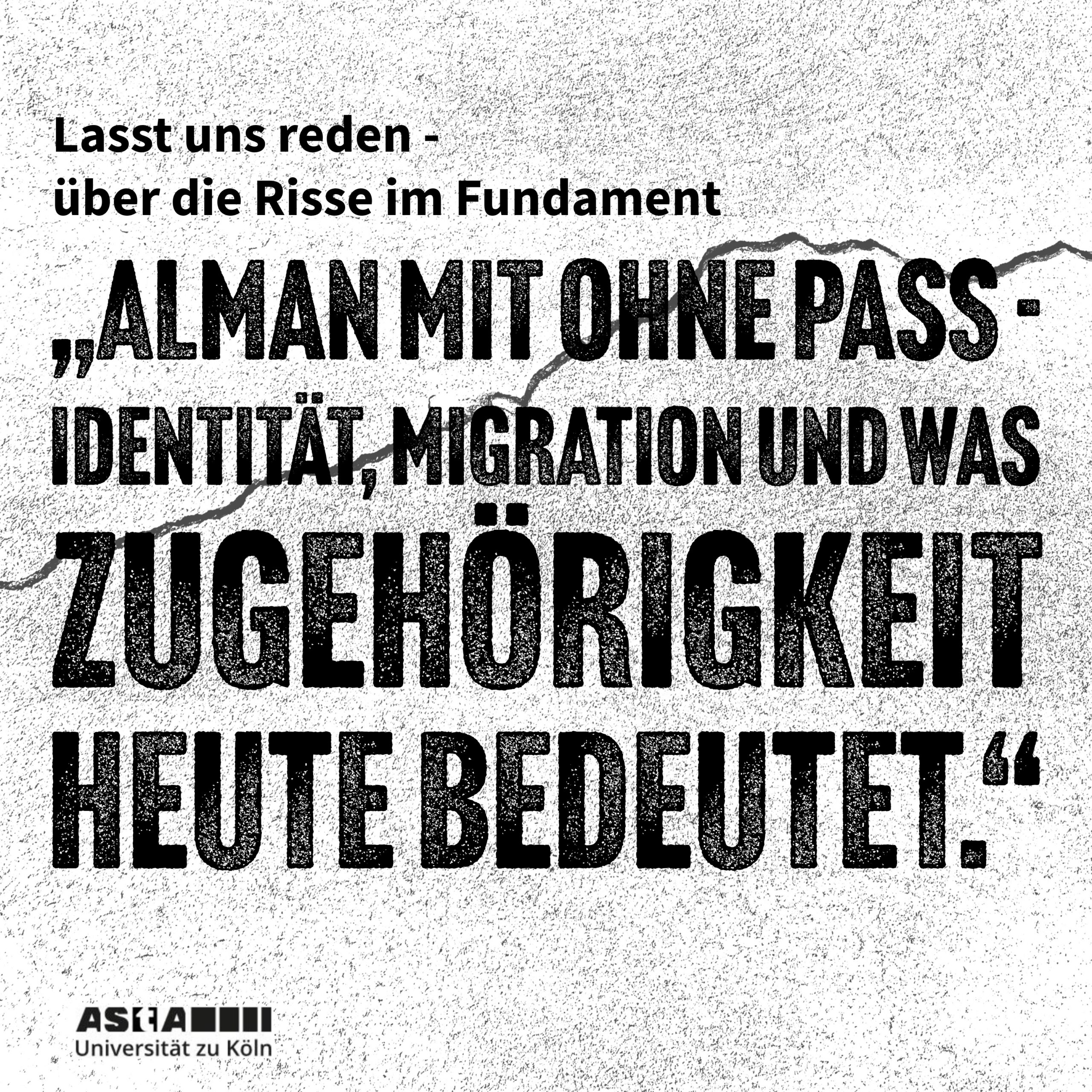Alman mit ohne Pass - Identität, Migration und was Zugehörigkeit heute bedeutet