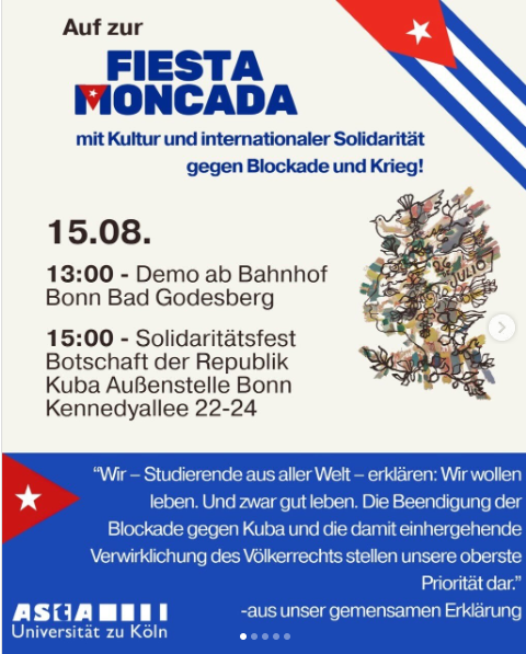 Solidaritätsfest mit Cuba